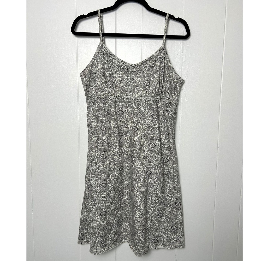 Y2K Aventura spaghetti strap mini dress women's M‎ organic cotton paisley boho